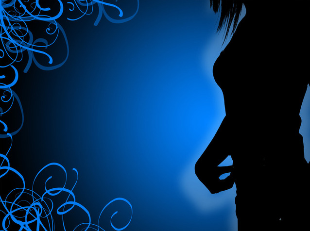Ženská silueta, modré pozadie.jpg
